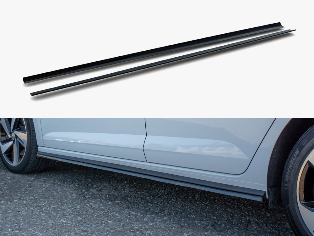 Maxton Side Skirts Diffusers Volkswagen Polo GTI / R-Line Mk6 Maxton Side Skirts Diffusers Volkswagen Polo GTI / R-Line Mk6