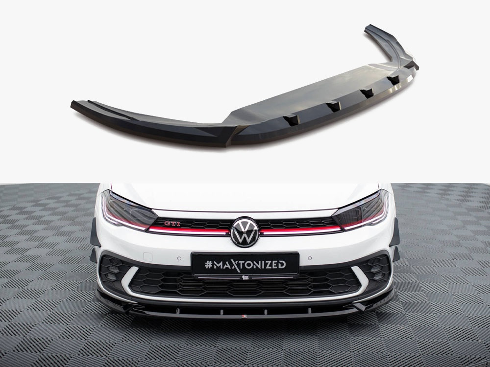 Maxton Front Splitter V.2 Volkswagen Polo GTI Mk6 Facelift