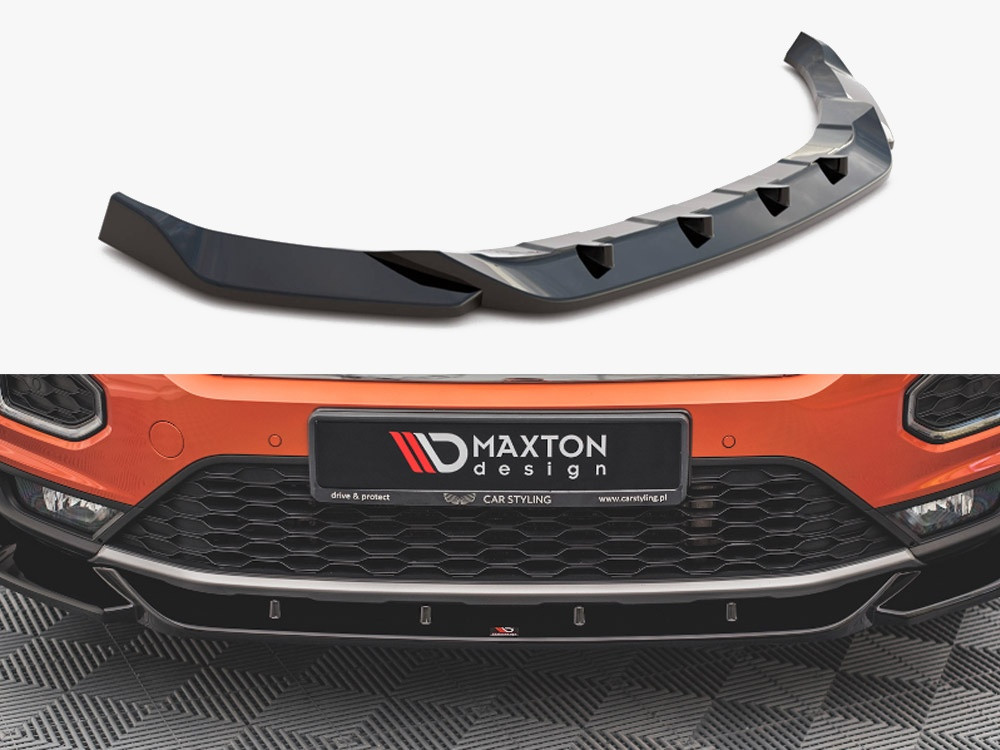 Maxton Front Splitter V.1 VW T-Roc Mk1 Maxton Front Splitter V.1 VW T-Roc Mk1