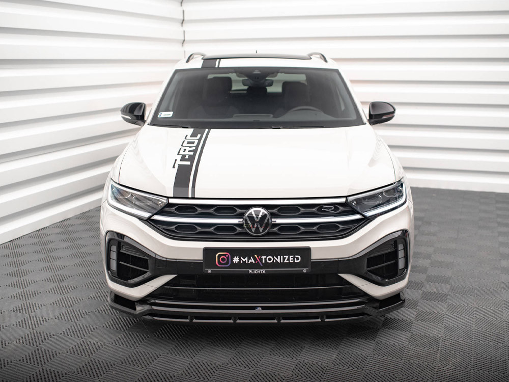 Maxton Front Splitter V.1 Volkswagen T-Roc R / R-Line Mk1 Facelift Maxton Front Splitter V.1 Volkswagen T-Roc R / R-Line Mk1 Facelift