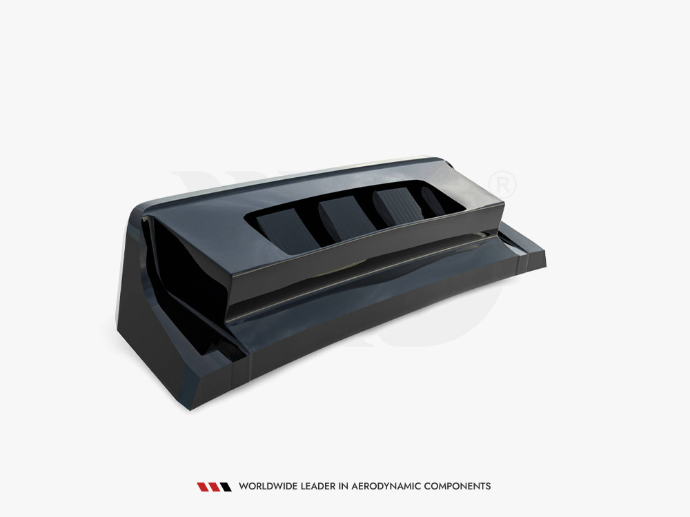 Maxton Central Rear Splitter (Vertical Bars) Volkswagen T-Roc R Mk1