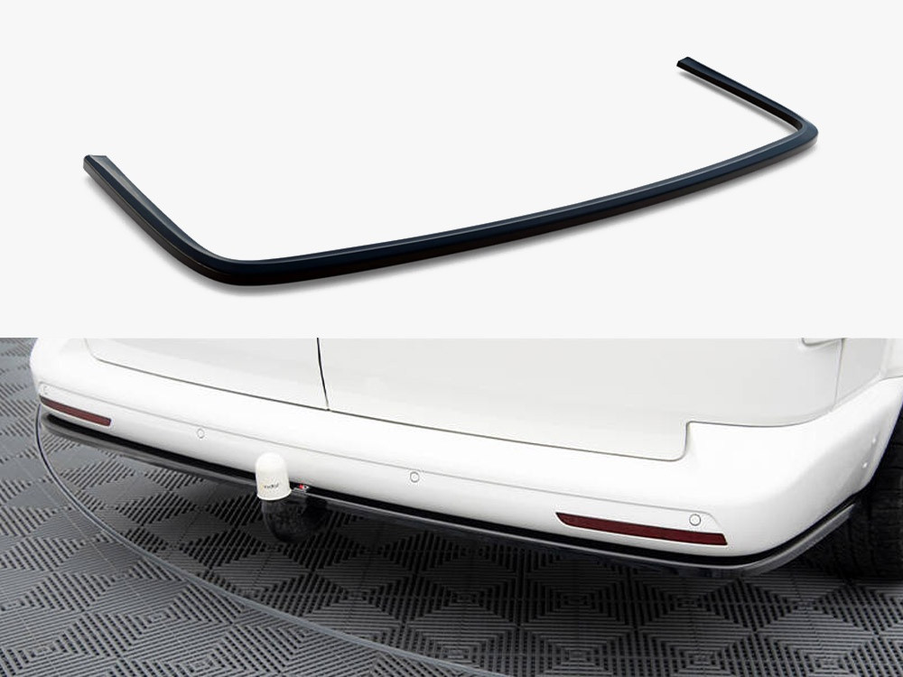 Maxton Central Rear Splitter Volkswagen T6 Long Facelift