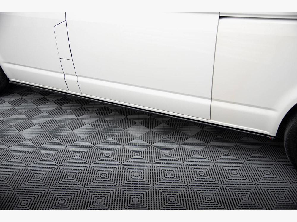 Maxton Side Skirts Diffusers Volkswagen T6 Long Facelift