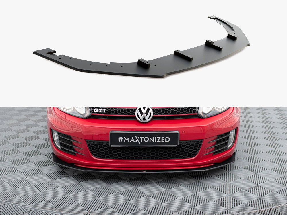 Maxton Street PRO Front Splitter V.3 VW Golf GTI Mk6 Maxton Street PRO Front Splitter V.3 VW Golf GTI Mk6