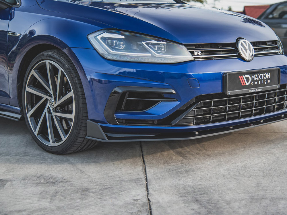 Maxton Street PRO Front Splitter V.2 Volkswagen Golf R / R-Line Mk7 Facelift