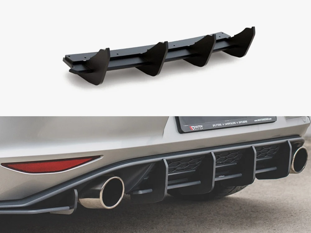 Maxton Street PRO Rear Diffuser V.1 VW Golf Mk7 GTI
