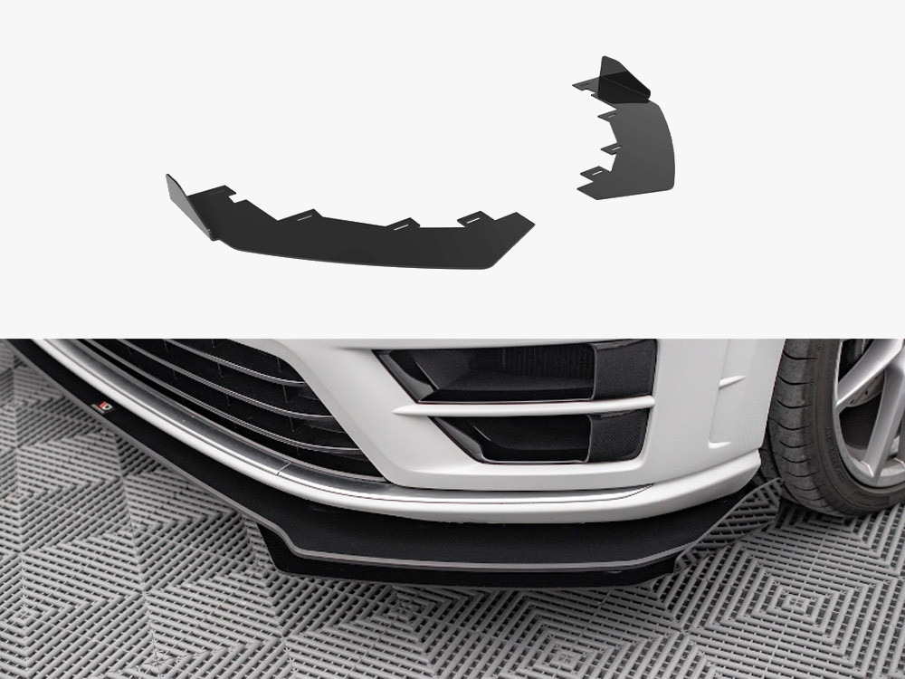 Maxton Front Flaps VW Golf R Mk7 Maxton Front Flaps VW Golf R Mk7