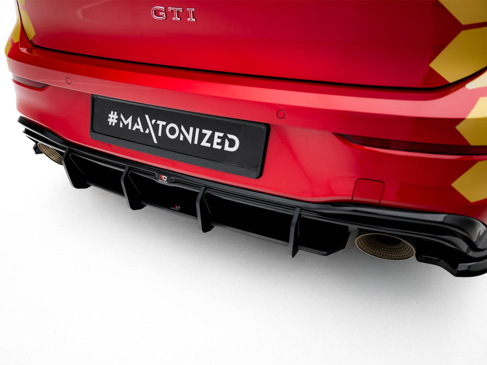 Maxton Street PRO Rear Diffuser V.1 Volkswagen Golf GTI Clubsport Mk8 Facelift