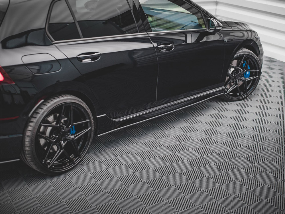 Maxton Street PRO Side Skirts Diffusers VW Golf R Mk8