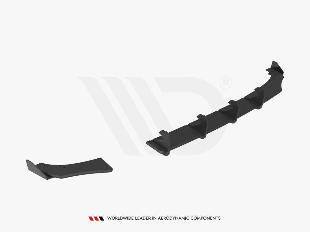 Maxton Street PRO Rear Diffuser + Flaps Volkswagen Polo GTI Mk6 Facelift Maxton Street PRO Rear Diffuser + Flaps Volkswagen Polo GTI Mk6 Facelift