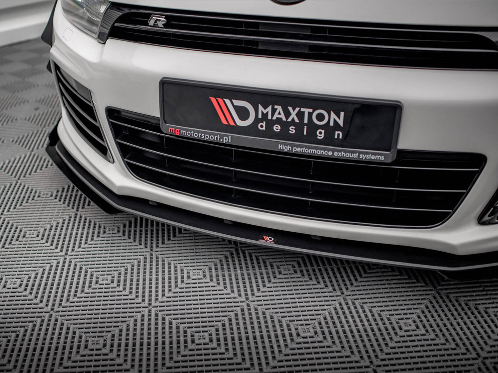 Maxton Street PRO Front Splitter + Flaps Volkswagen Scirocco R Mk3