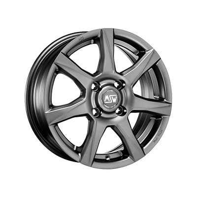 MSW MSW 77 MATT DARK GREY - 15x6 - 4x100 - CB: 63.4 - ET35
