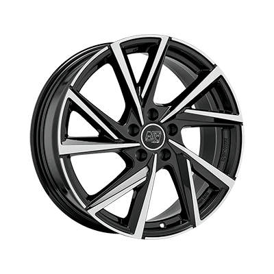 MSW MSW 80-5 GLOSS BLACK FULL POLISHED - 18x7.5 - 5x112 - CB: 57.1 - ET50