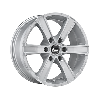 MSW SAHARA 6 MSW FULL SILVER - 17x8 - 6x114.3 - CB: 66.1 - ET20