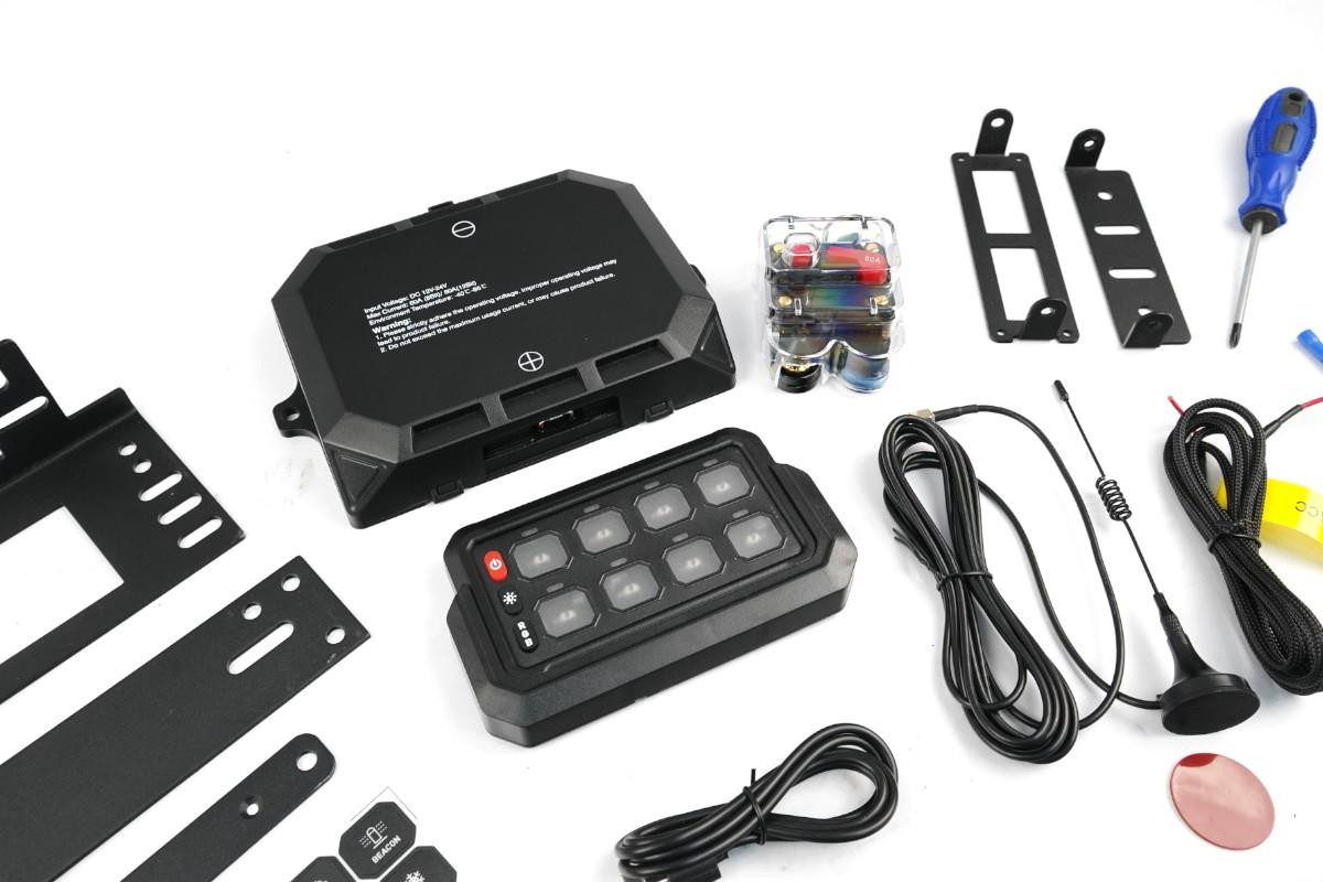 Wireless 8 Gang RGB Switch Panel / Light Controller