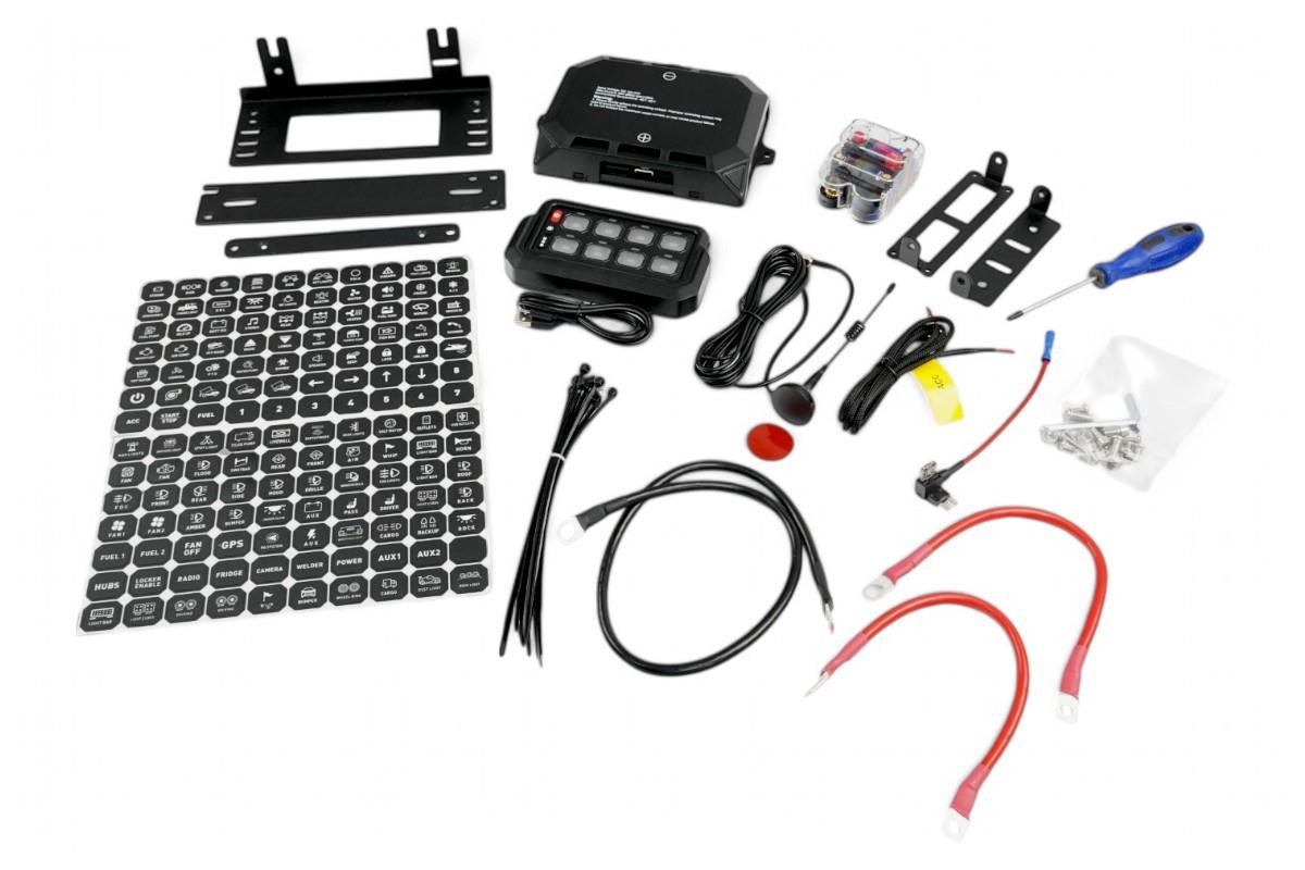 Wireless 8 Gang RGB Switch Panel / Light Controller