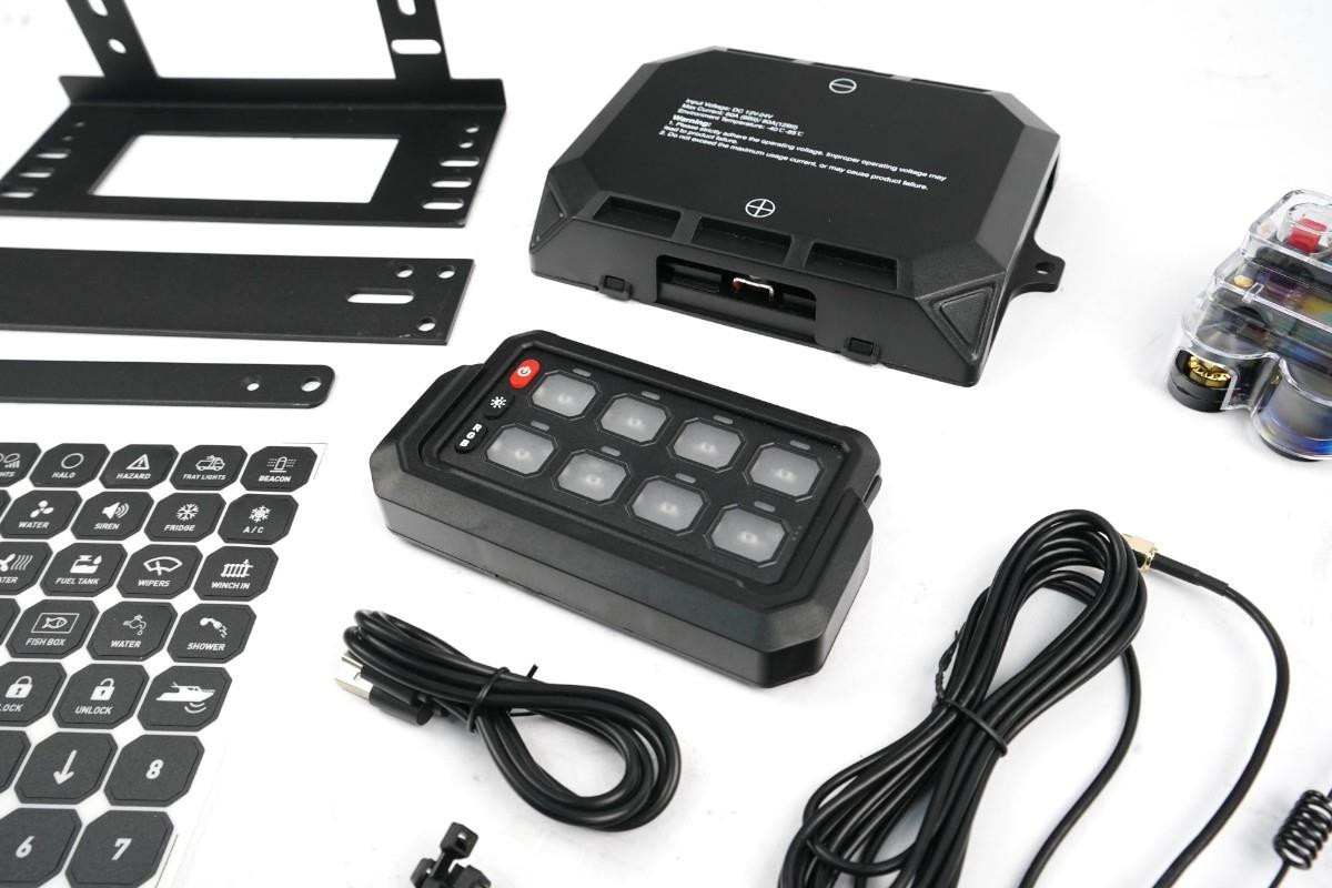 Wireless 8 Gang RGB Switch Panel / Light Controller