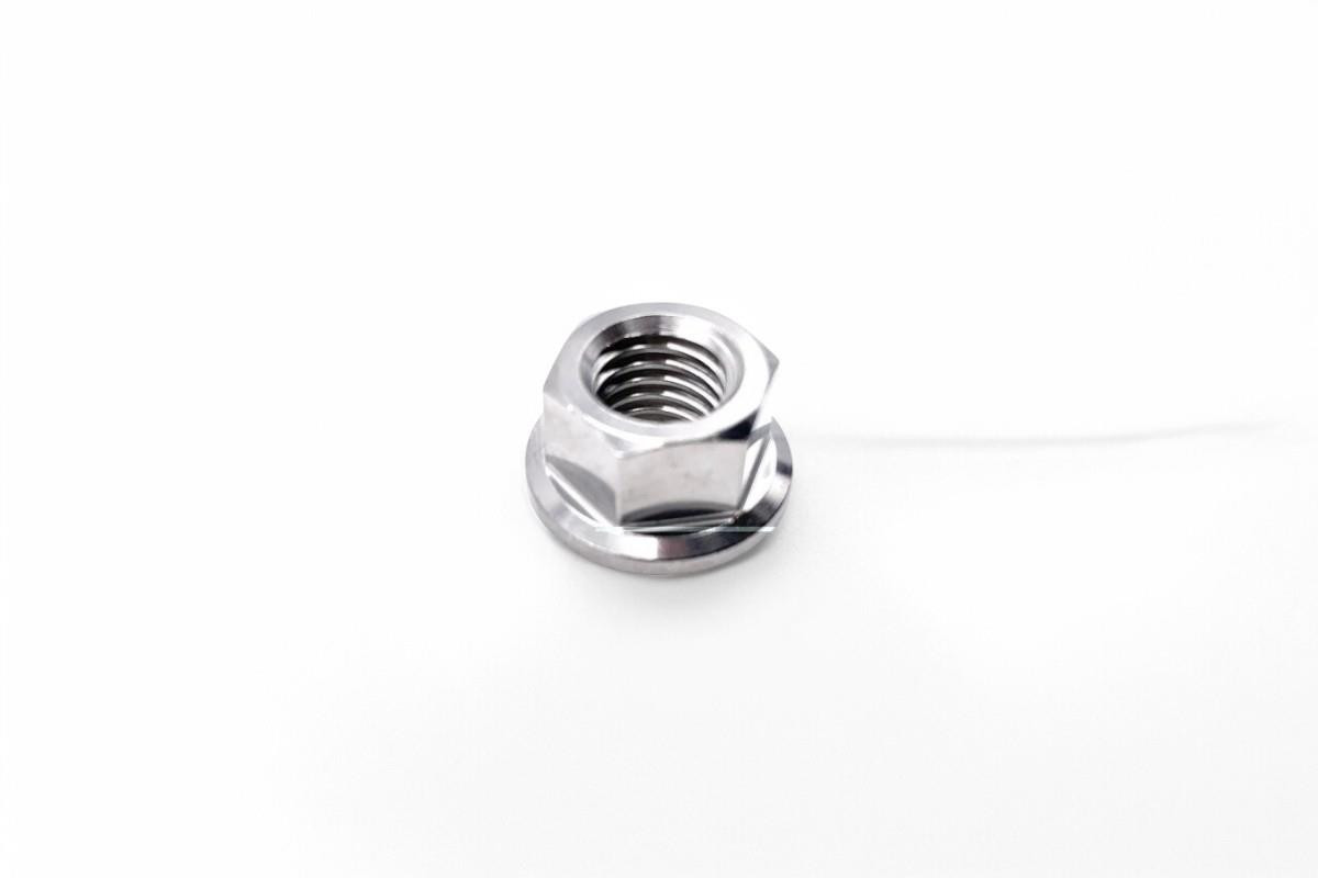 M10 x 1.5 Unserrated Flange Nut