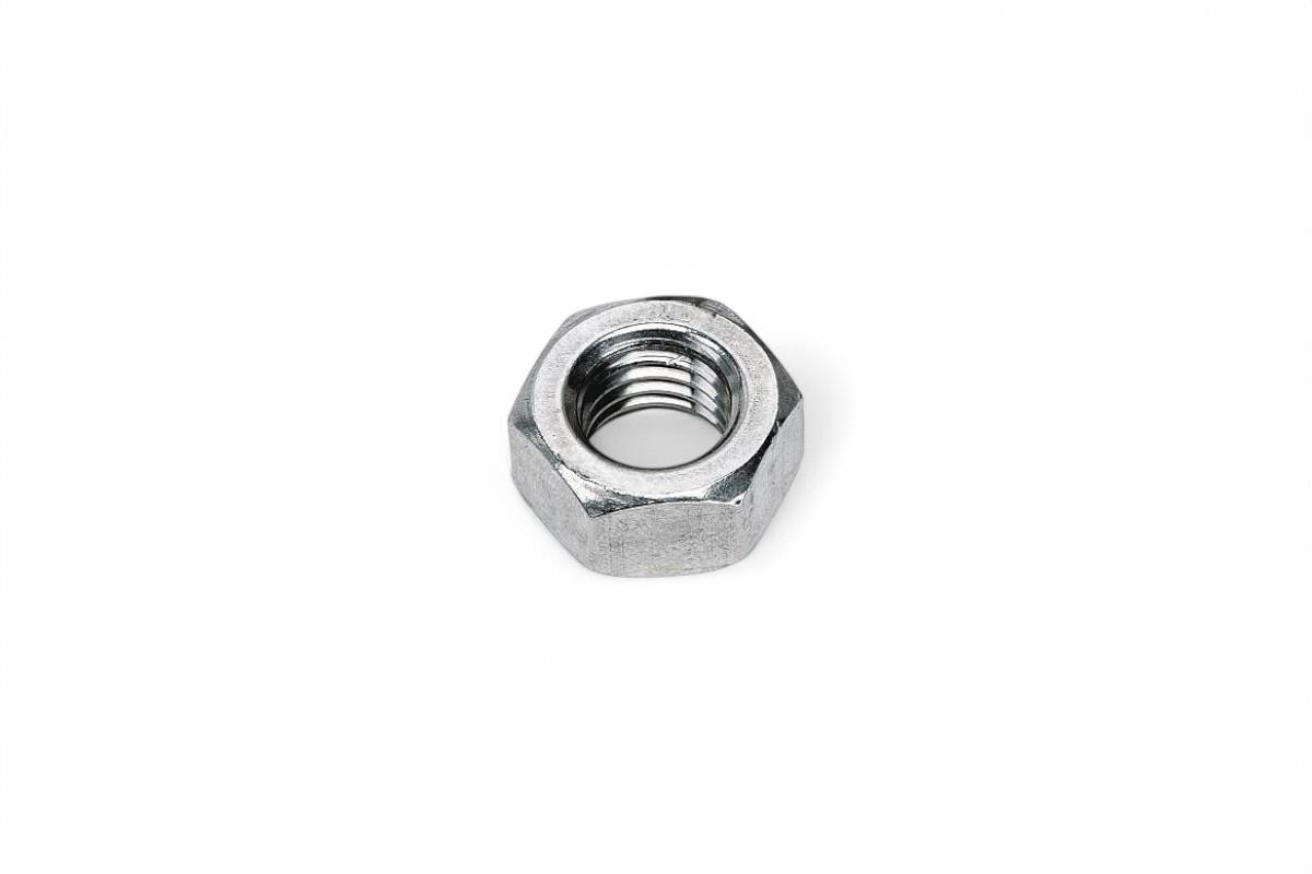 M6 x 1.0 10mm Head Nut BZP (Bright Zinc Plated)