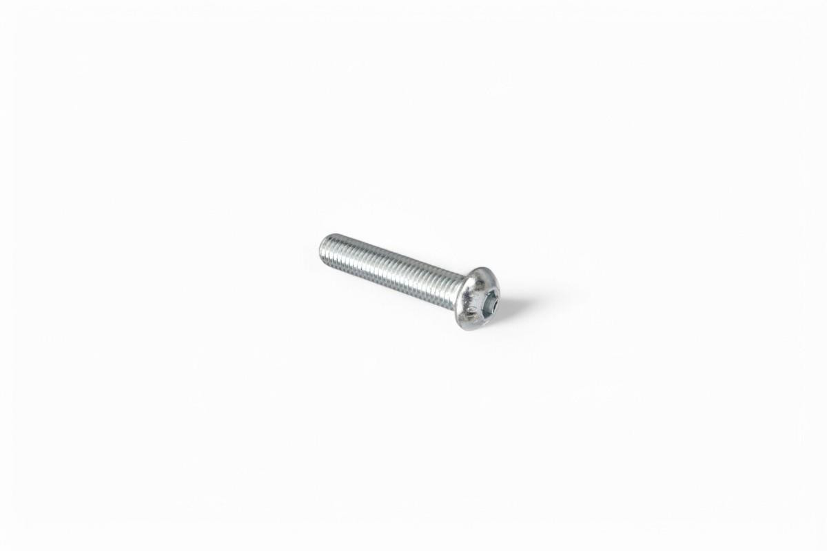 M5 x 0.8 x 20mm Button Head Bolt BZP (Bright Zinc Plated)