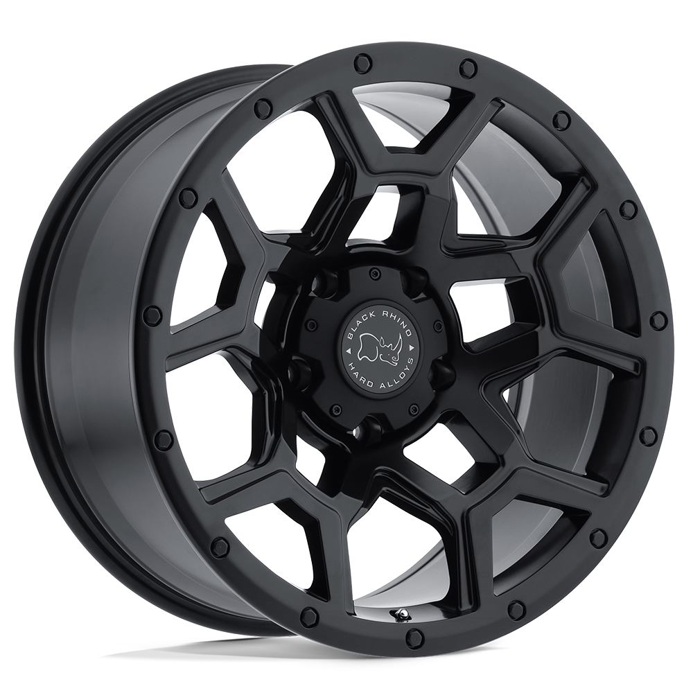 Black Rhino OVERLAND MATTE BLACK Alloy Wheel - 17X8 - 5X120 - CB: 76.1 - ET35