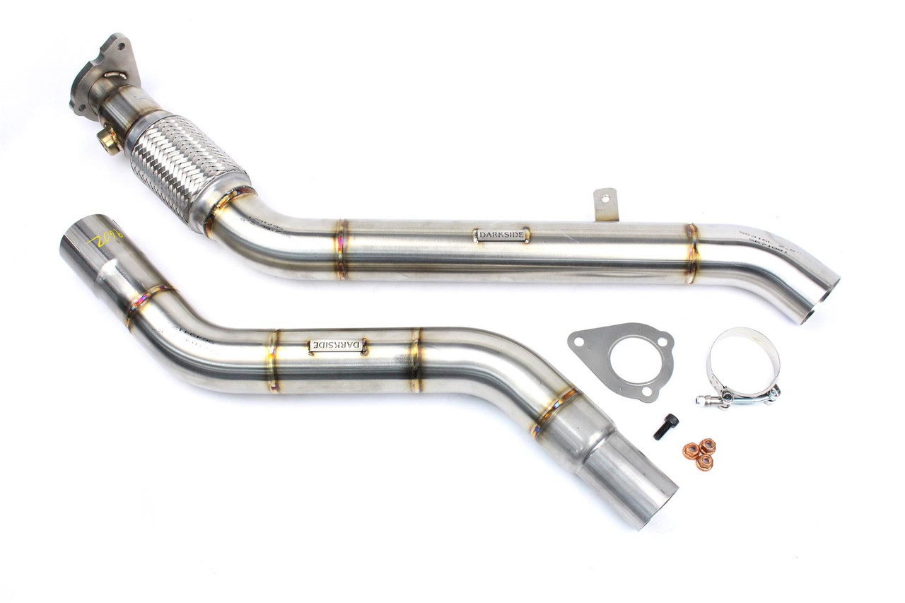 Darkside 2.5" Stainless DPF Delete / De-Cat Downpipe for 1.9 8v & 2.0 16v Audi A4 B7