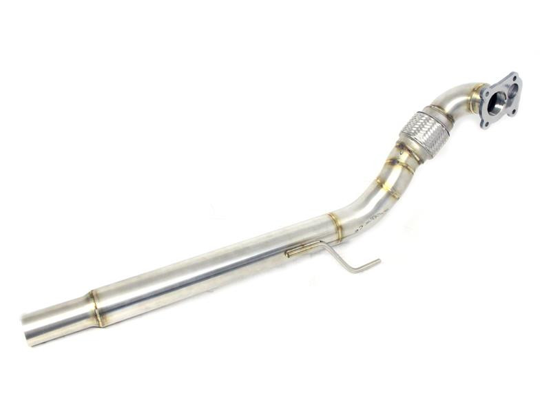 Darkside 2.5" Stainless De-Cat Downpipe VW Caddy Mk2, Golf Mk2 / Mk3 With Wastegate Turbo