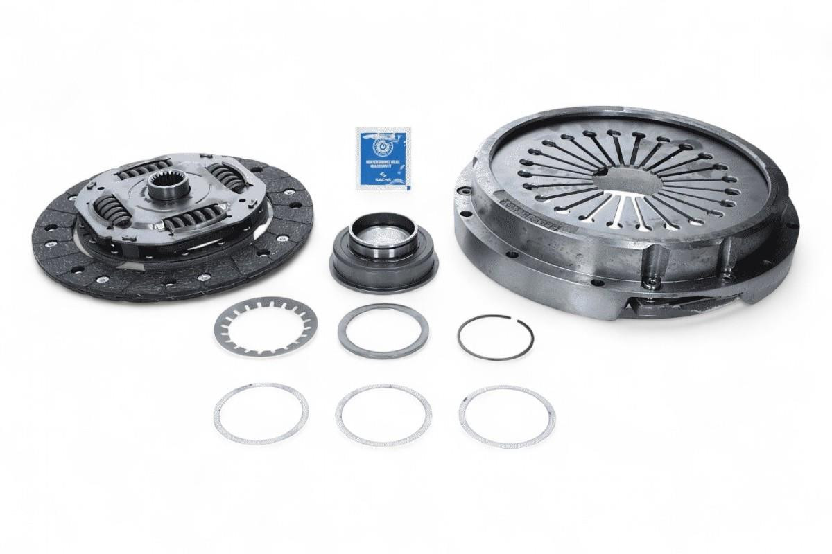 Sachs 225mm 3 Piece Clutch Kit for Porsche 924 2.0T / 2.5 / 2.5 S & 944 2.7 / 3.0 S2 - 3000950057