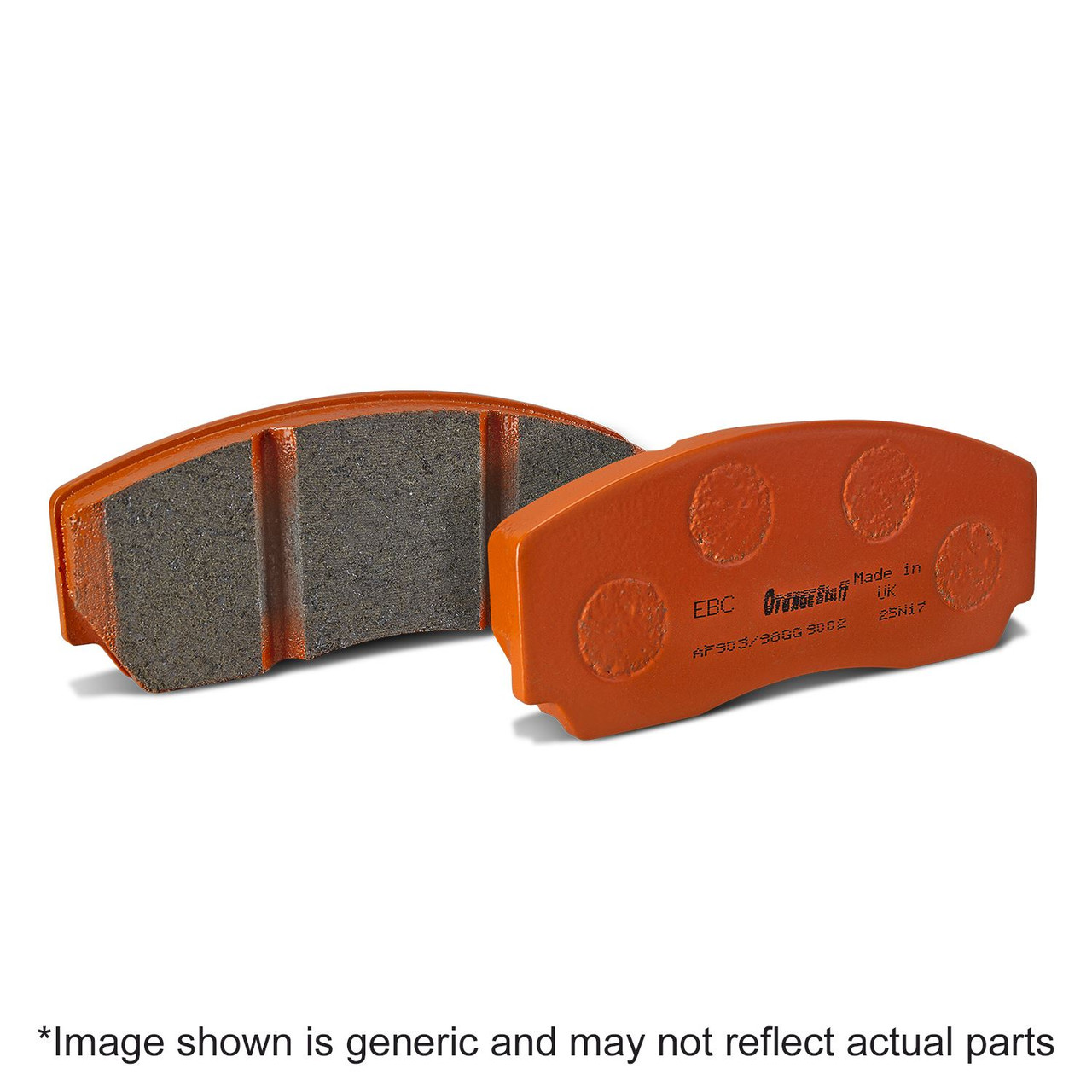 EBC ORANGESTUFF RACE Front Brake Pad Set for BMW E82 135i / 1M / E9X M3 - 34116764540