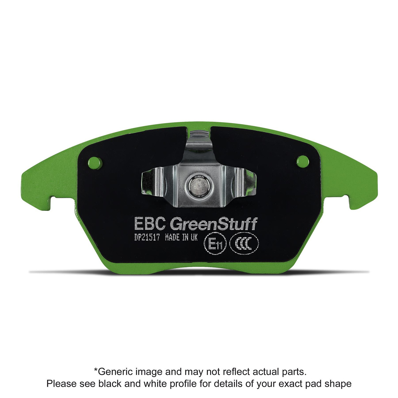 EBC GREENSTUFF Front Brake Pad Set for Audi S1 / TT / Ibiza Cupra- 8J0698151C EBC GREENSTUFF Front Brake Pad Set for Audi S1 / TT / Ibiza Cupra- 8J0698151C