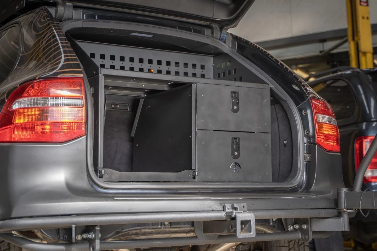 Darkside Overland Porsche Cayenne 955 / 957 Boot Drawer System