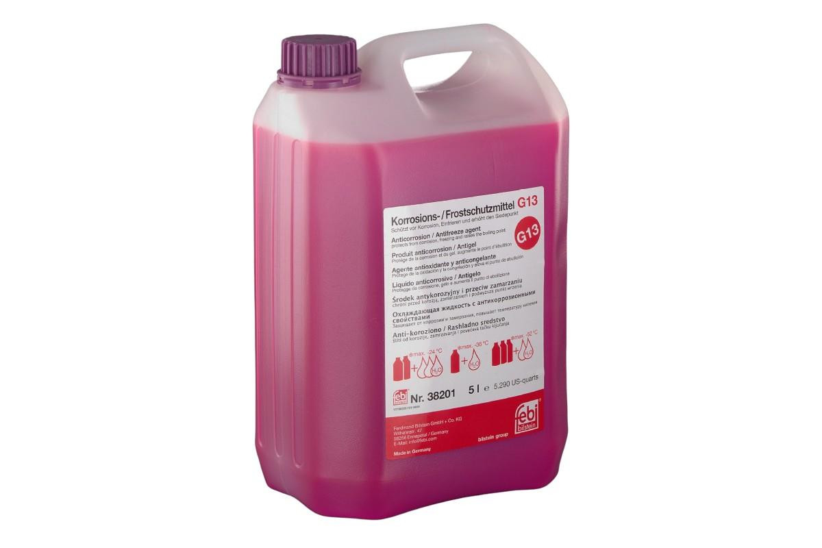 Febi Purple Antifreeze / Coolant G13 Concentate - 5L Bottle - 38201 Febi Purple Antifreeze / Coolant G13 Concentate - 5L Bottle - 38201
