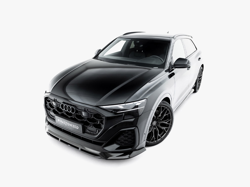 Maxton Prepreg Carbon Fiber Front Splitter Audi SQ8 / Q8 S-Line Mk1 Facelift Maxton Prepreg Carbon Fiber Front Splitter Audi SQ8 / Q8 S-Line Mk1 Facelift