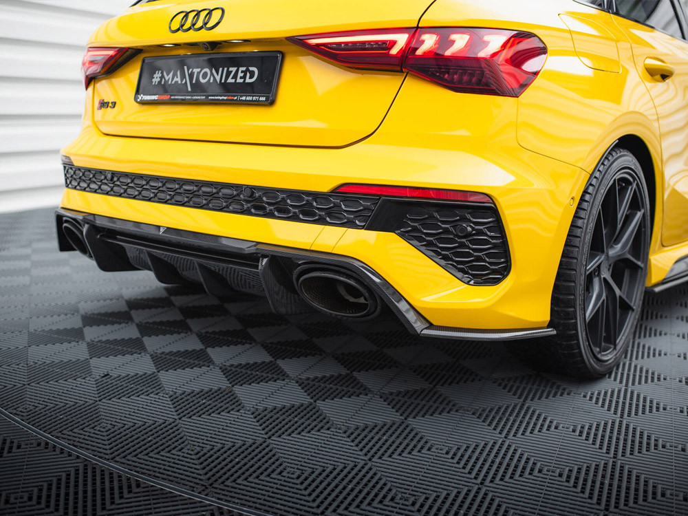 Maxton Carbon Fiber Rear Side Splitters Audi RS3 Sportback 8Y Maxton Carbon Fiber Rear Side Splitters Audi RS3 Sportback 8Y