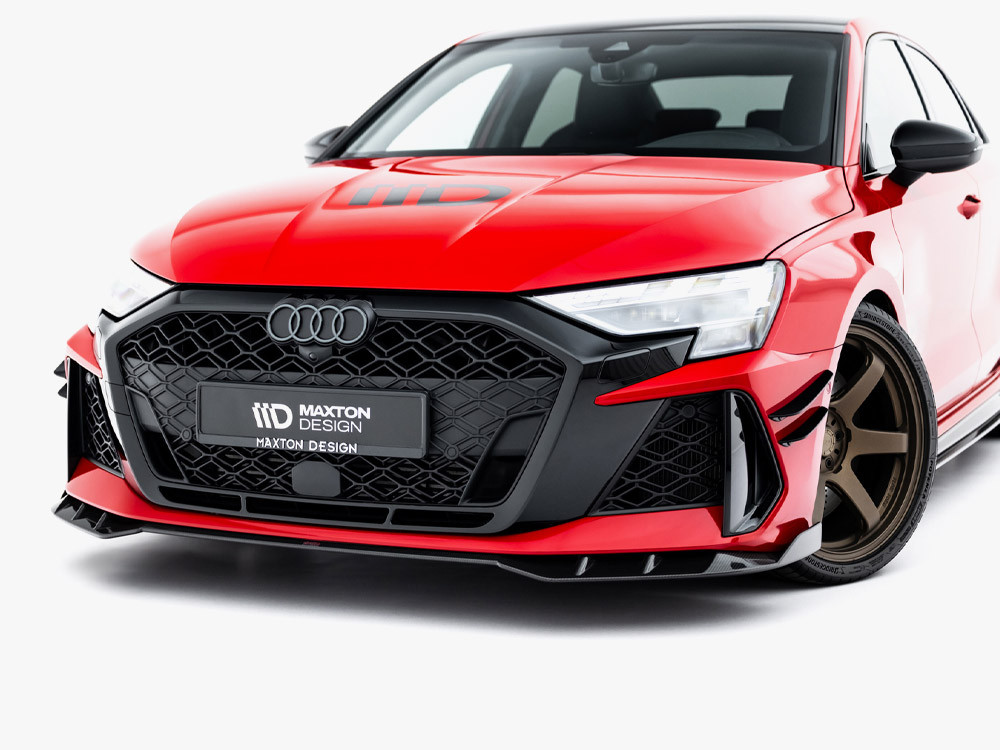 Maxton Prepreg Carbon Fiber Front Splitter Audi RS3 Sedan / Sportback 8Y Facelift Maxton Prepreg Carbon Fiber Front Splitter Audi RS3 Sedan / Sportback 8Y Facelift