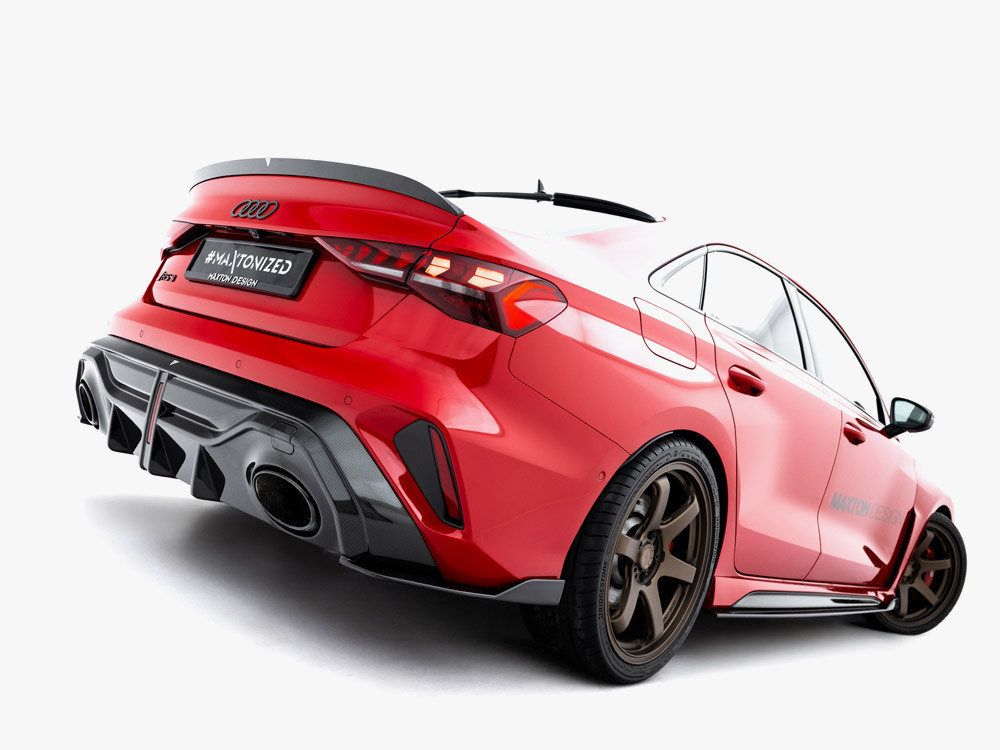 Maxton Prepreg Carbon Fiber Rear Diffuser Audi RS3 Sedan 8Y Facelift Maxton Prepreg Carbon Fiber Rear Diffuser Audi RS3 Sedan 8Y Facelift