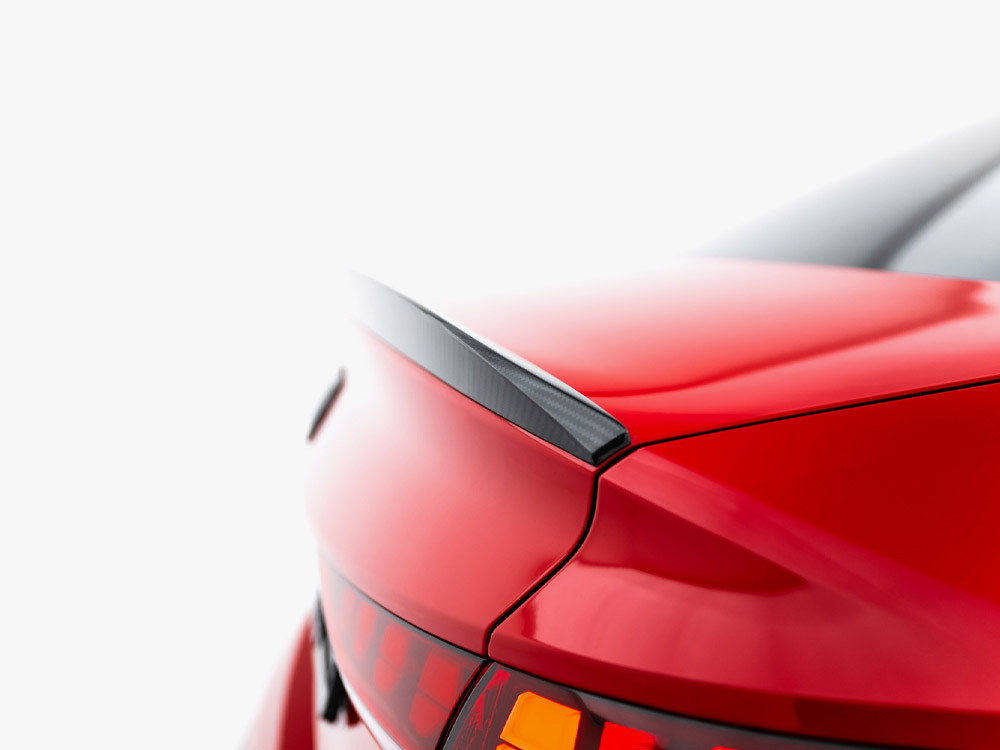 Maxton Prepreg Carbon Fiber Tailgate Spoiler V.2 Audi RS3 / S3 / A3 S-Line / A3 Sedan 8Y Facelift