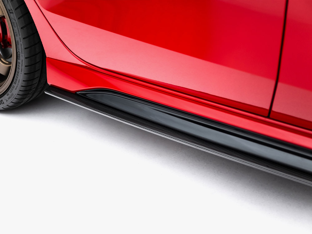 Maxton Set of Prepreg Carbon Fiber Side Skirts Audi RS3 Sedan 8Y Facelift Maxton Set of Prepreg Carbon Fiber Side Skirts Audi RS3 Sedan 8Y Facelift
