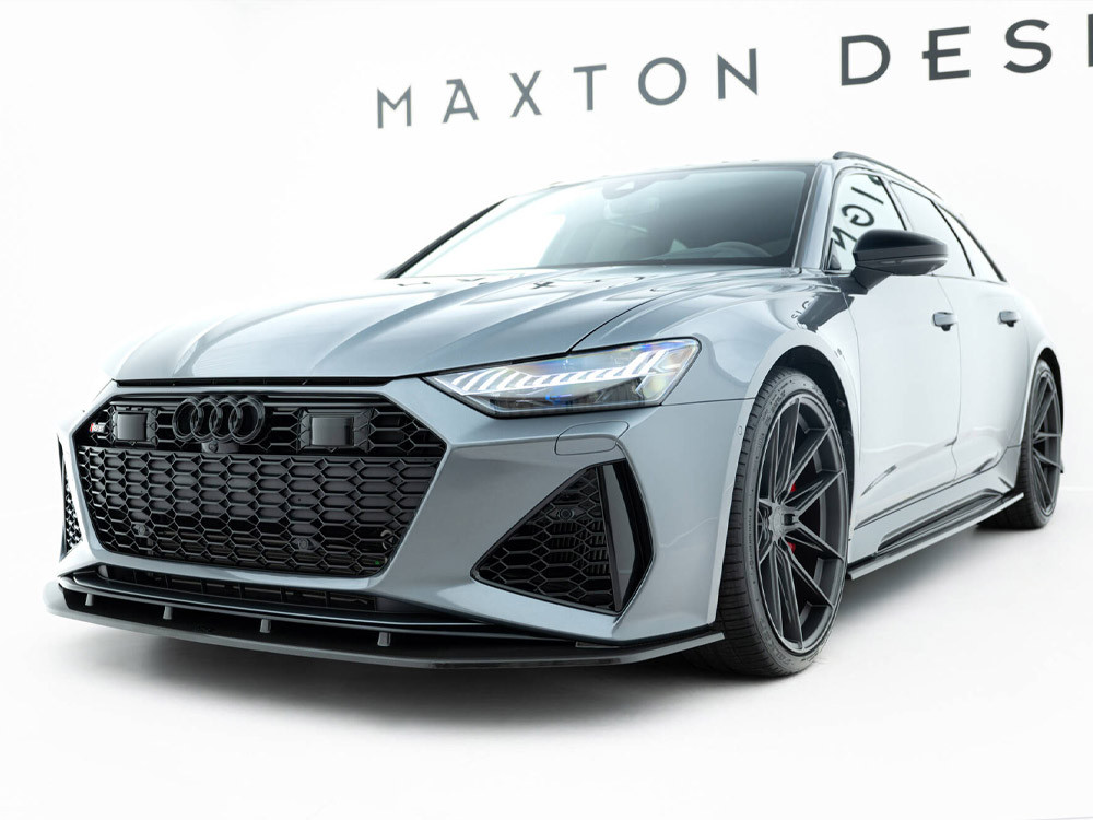 Maxton Prepreg Carbon Fiber Front Splitter Audi RS6 C8 / C8 Facelift Maxton Prepreg Carbon Fiber Front Splitter Audi RS6 C8 / C8 Facelift