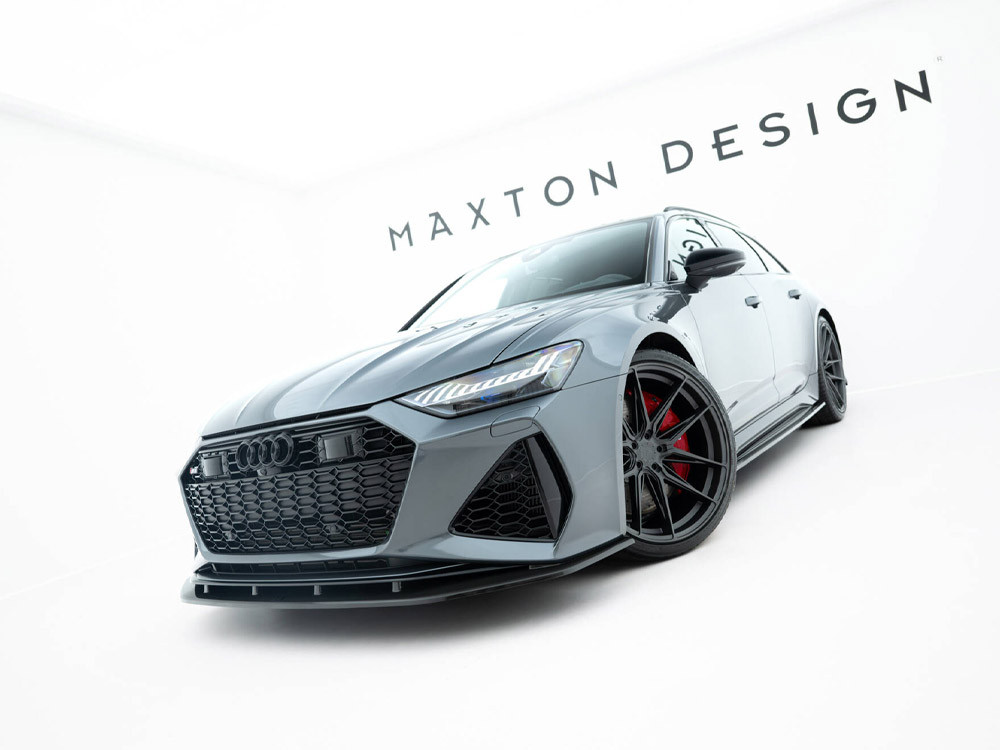 Maxton Prepreg Carbon Fiber Front Splitter Audi RS6 C8 / C8 Facelift Maxton Prepreg Carbon Fiber Front Splitter Audi RS6 C8 / C8 Facelift