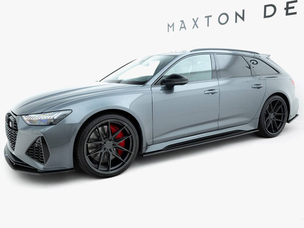 Maxton Prepreg Carbon Fiber Side Skirts Audi RS6 C8 / C8 Facelift Maxton Prepreg Carbon Fiber Side Skirts Audi RS6 C8 / C8 Facelift
