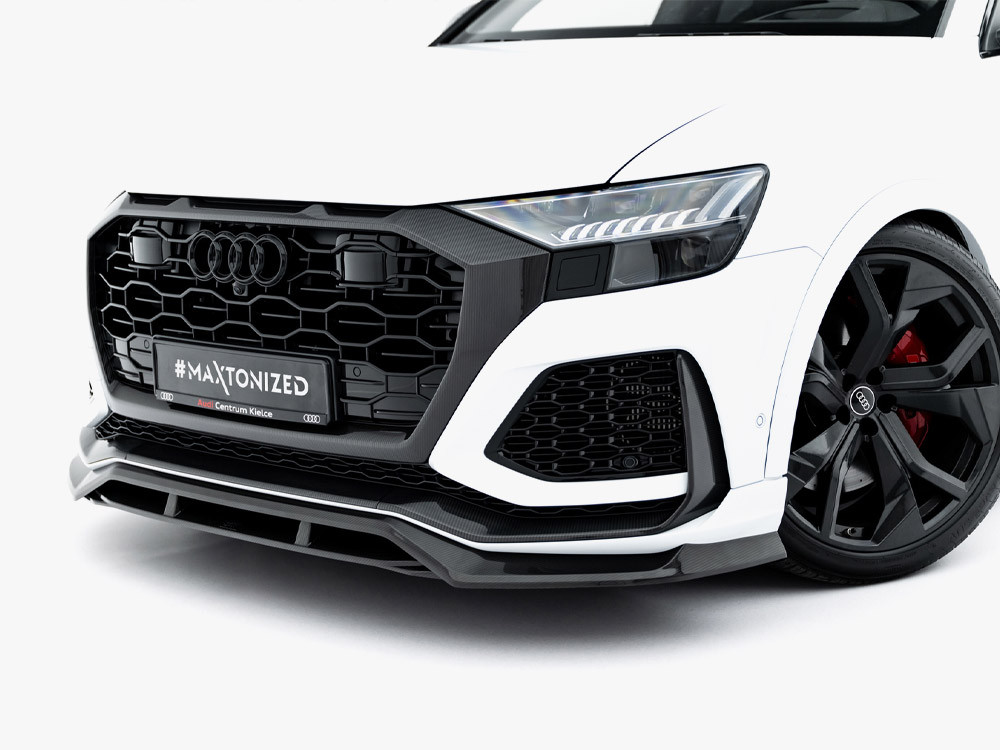 Maxton Carbon Fiber Front Splitter Audi RSQ8 Mk1 Maxton Carbon Fiber Front Splitter Audi RSQ8 Mk1