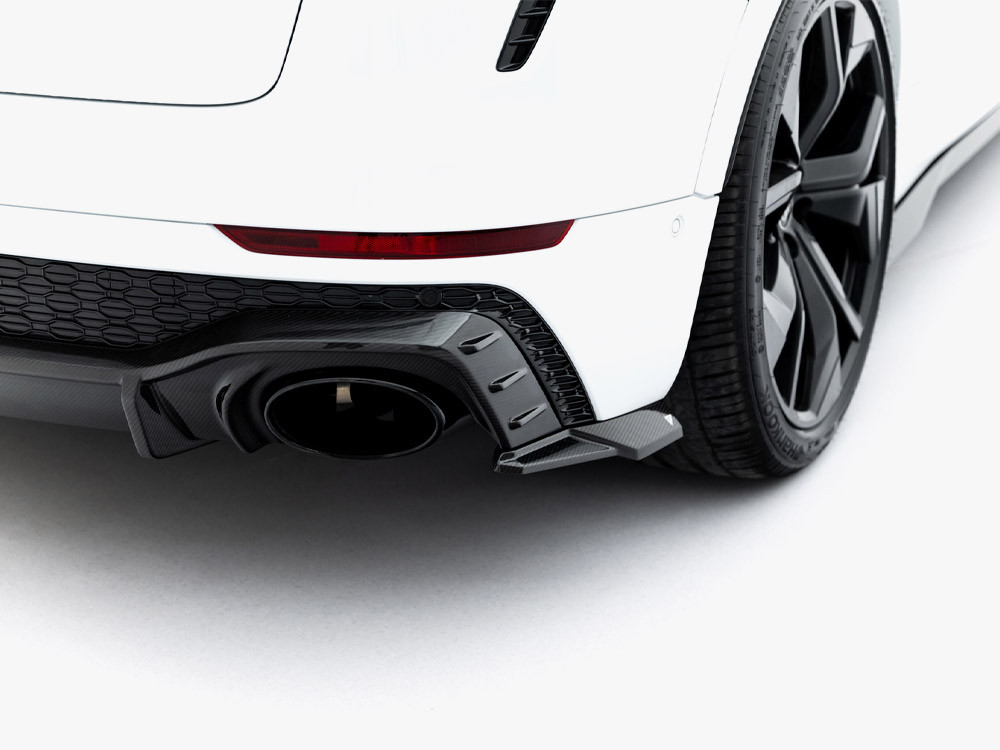 Maxton Carbon Fiber Rear Side Splitters Audi RSQ8 Mk1 Maxton Carbon Fiber Rear Side Splitters Audi RSQ8 Mk1