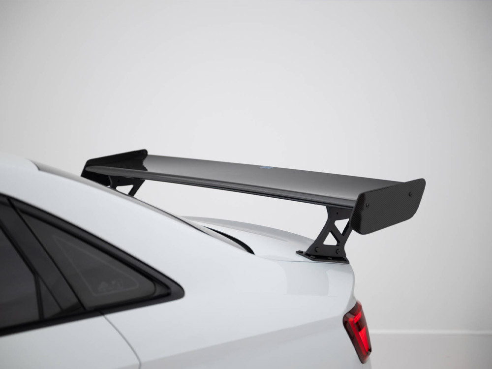 Maxton Carbon Spoiler With External Brackets Uprights + LED Audi A3 / A3 S-Line / S3 / RS3 Sedan 8V / 8V Facelift
