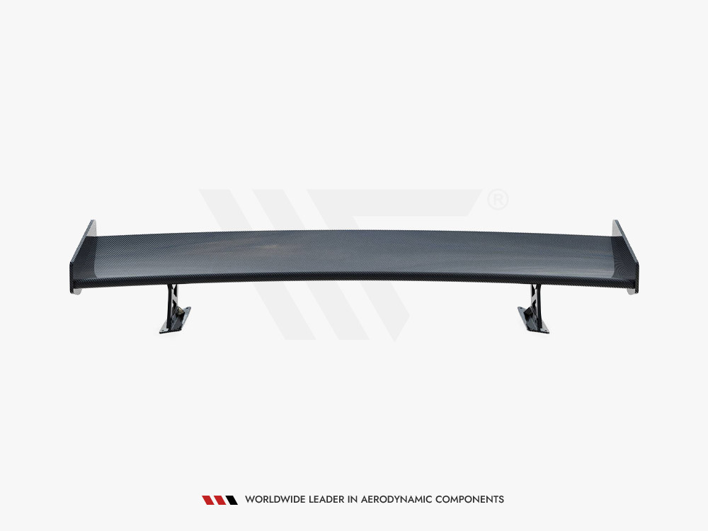 Maxton Carbon Spoiler With External Brackets Uprights + LED Audi A3 / A3 S-Line / S3 / RS3 Sedan 8V / 8V Facelift