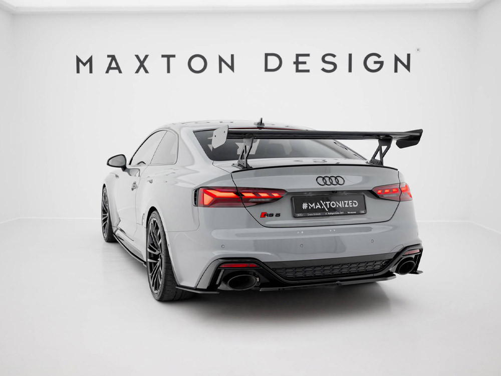 Maxton Carbon Spoiler With External Brackets Uprights V.1 Audi A5 / A5 S-Line / S5 / RS5 Coupe F5 / F5 Facelift Maxton Carbon Spoiler With External Brackets Uprights V.1 Audi A5 / A5 S-Line / S5 / RS5 Coupe F5 / F5 Facelift