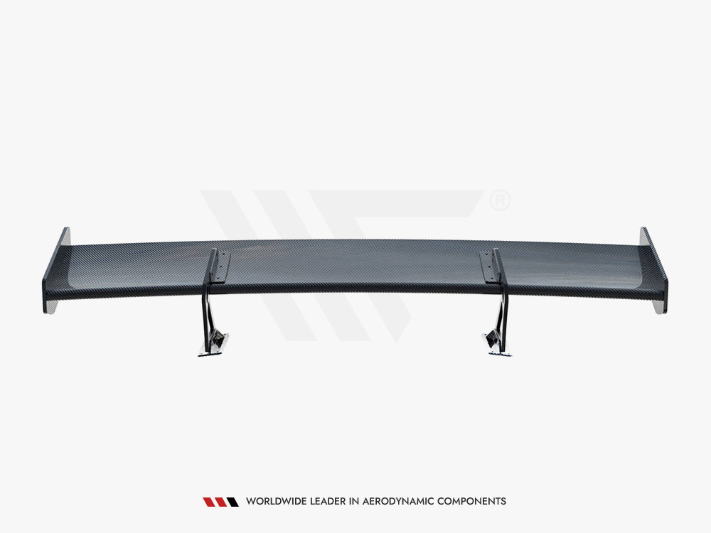 Maxton Carbon Spoiler With Upper Swan Mounting + LED Audi A5 / A5 S-Line / S5 / RS5 Coupe F5 / F5 Facelift