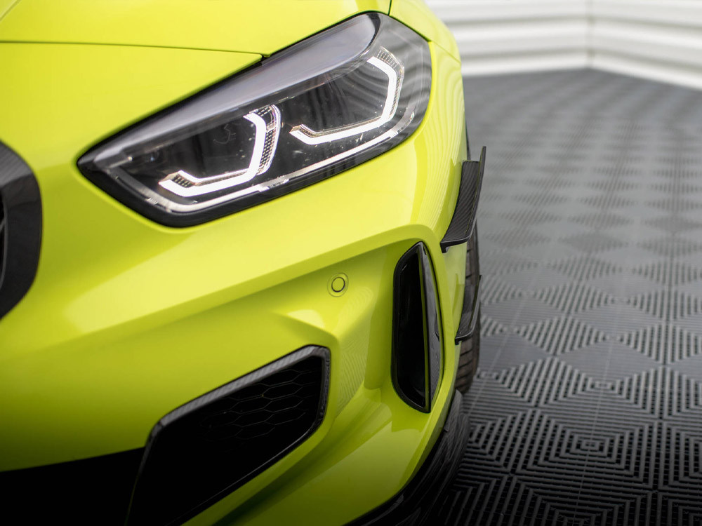 Maxton Carbon Fiber Front Bumper Wings (Canards) BMW 1 F40 M-Pack / M135i Maxton Carbon Fiber Front Bumper Wings (Canards) BMW 1 F40 M-Pack / M135i