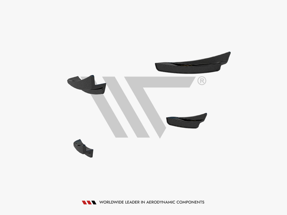Maxton Carbon Fiber Front Bumper Wings (Canards) BMW 1 F40 M-Pack / M135i Maxton Carbon Fiber Front Bumper Wings (Canards) BMW 1 F40 M-Pack / M135i