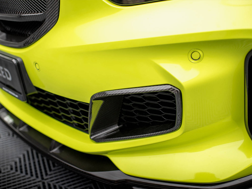 Maxton Carbon Fiber Front Bumper Side Vents BMW 1 F40 M-Pack / M135i
